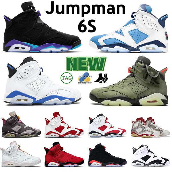 

2023 outdoor designer jmpman 6s mens womens basketball shoe cactus jack bordeaux aqua cool grey midnight navy donda west sports sneakers big