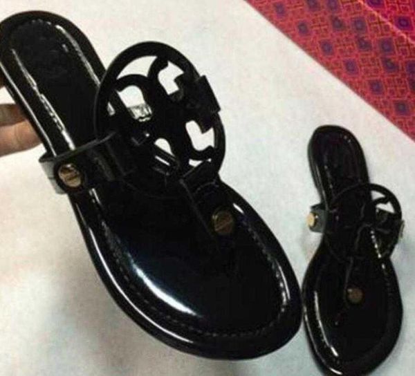 

sandals women sheepskin beach sandals flip fllop fashion classic leather thong summer leisure1958457, Black