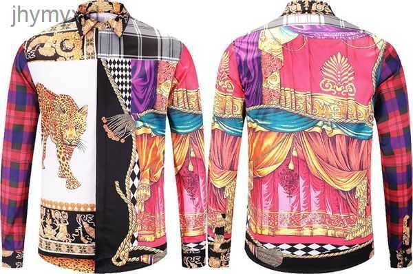 

true reveler fashion colorful dress shirts 3d printing leopard tiger mens long sleeve shirt partyclub hip hop panther blouse 1 mzvl, White;black