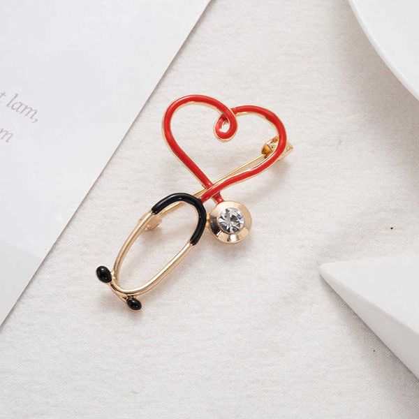 

pins brooches cute medical themes enamel brooches lovely cartoon hospital medical stethoscope nurse doctor brooches souvenir small gifts w04, Gray