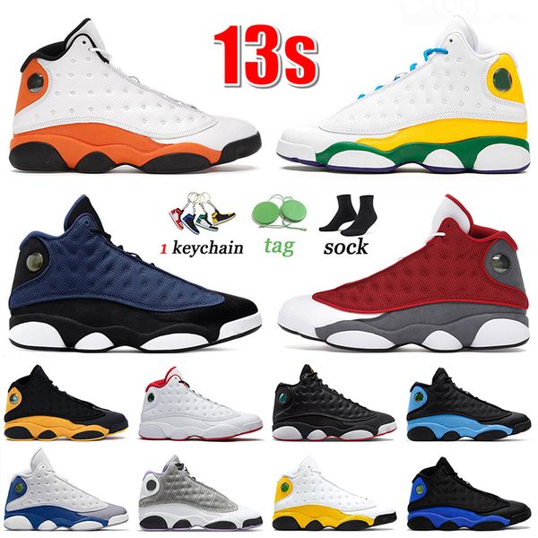 

2023 jumpman 13 basketball shoes 13s men women starfish playground brave blue red flint playoffs university gold hyper royal houndstooth sne