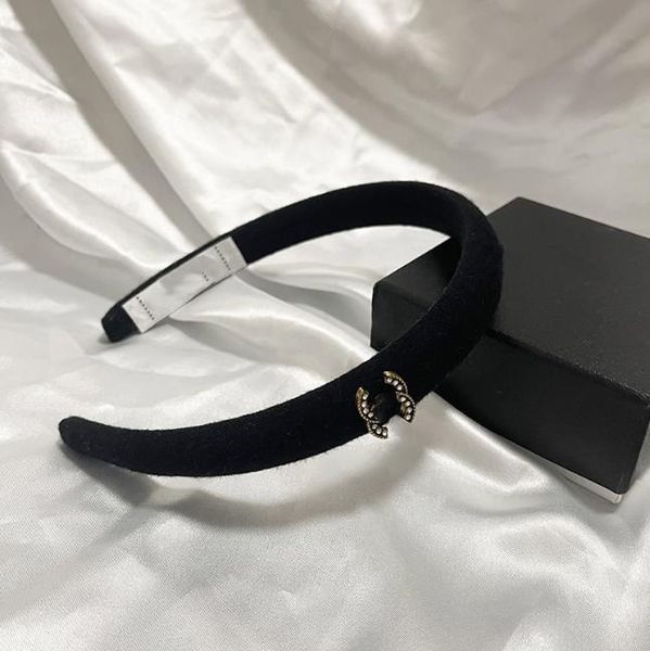 

sweet luxury brand hair hoop designers letters hair band ladies casual head bands women accessories, Black;brown