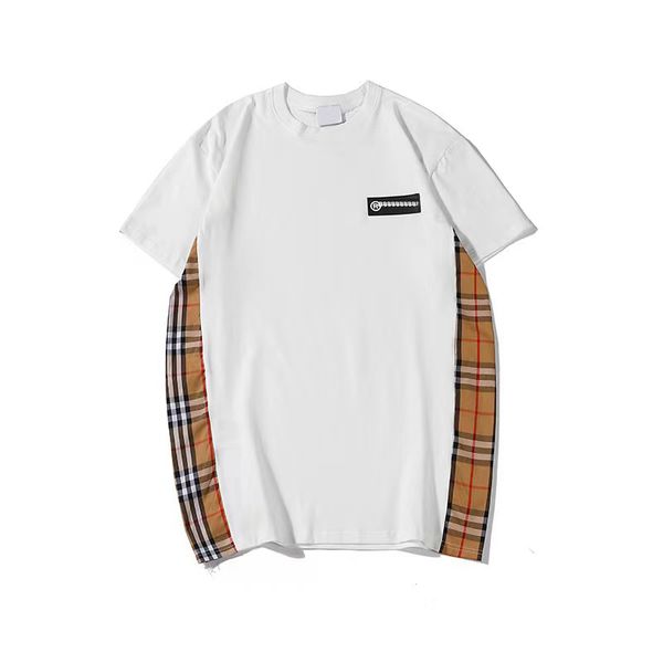 

craft mens t shirts designer t shirt luxury street shirt casual printed short sleeve co-branded fringe t-shirt cotton bur polo shirt size m-, White;black