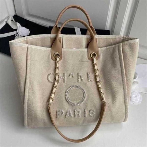 

50% off women's luxury classic canvas beach bag large capacity small chain packs big shopping handbags q9az