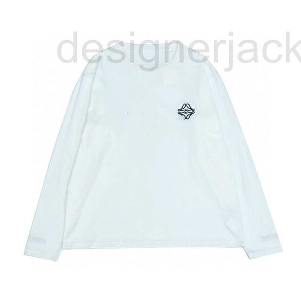 

men's hoodies & sweatshirts designer high version embroidered letters round neck pullovers cotton long sleeves t-shirts couples bottom, Black
