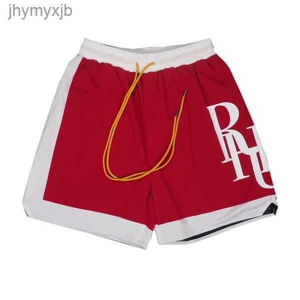 

men's shorts patchwork rhude men women 1 casual high street pockets hip hop breeches xkm8 14 xjar, White;black