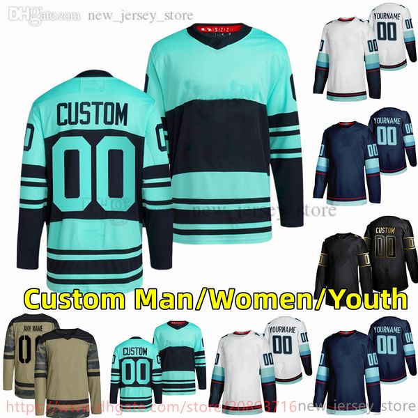 

custom s-6xl movie college hockey wears jersey embroidery 7 eberle 31 philippgrubauer 37 yannigourde 10 mattybeniers 17 jadenschwartz 6 adam, Black