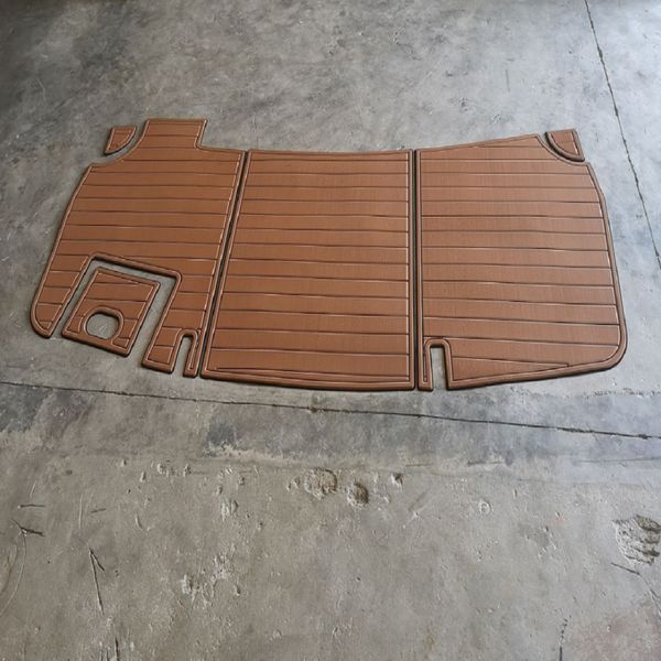 

four winns 328 vista swim platform boat eva foam faux teak deck floor pad mat