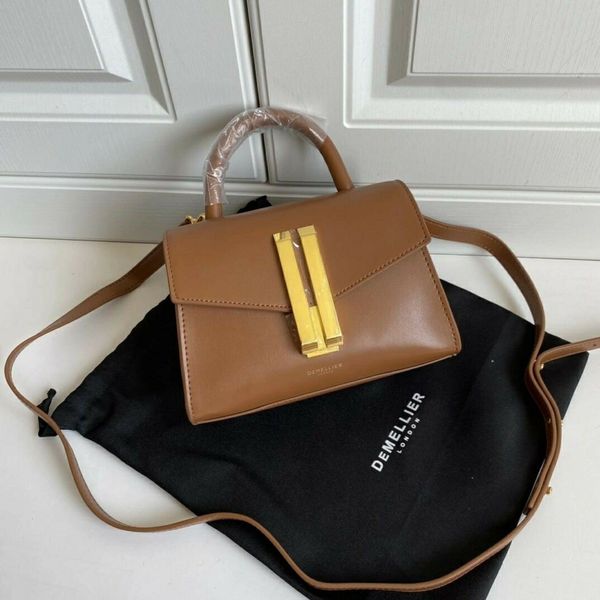

demellier bags nano montreal bag the vancouver in taupe smooth handle women classic crossbody shoulder bags luxury small handbags designer m