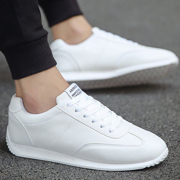 

dress shoes white leather sneakers boys sport vulcanized men comforthable spring mens casual fashion school tennis 230426, Black