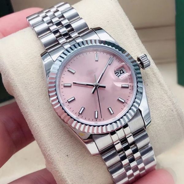

luxury datejust womens watch automatic watch ss 31mm 28mm designer watches diamond watch watches montre de luxe watches gift, Slivery;brown