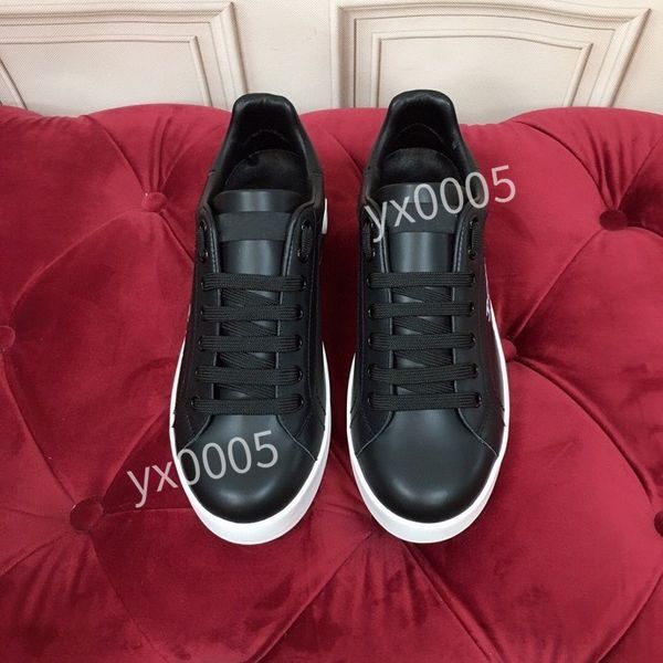 

2023open sneaker casual shoes trainers dress shoe mens leather breathable open for change outdoor sports sneakers, Black