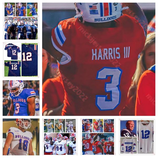 

dakota white louisiana tech bulldogs football jersey steven shaw erron bean carson bruno keivie rose kalen villanueva joseph mason stitched, Black