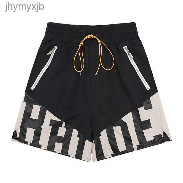 

rhude shorts men desinger short fashion sport pants womens leather us size s-xl 17 xut8, White;black