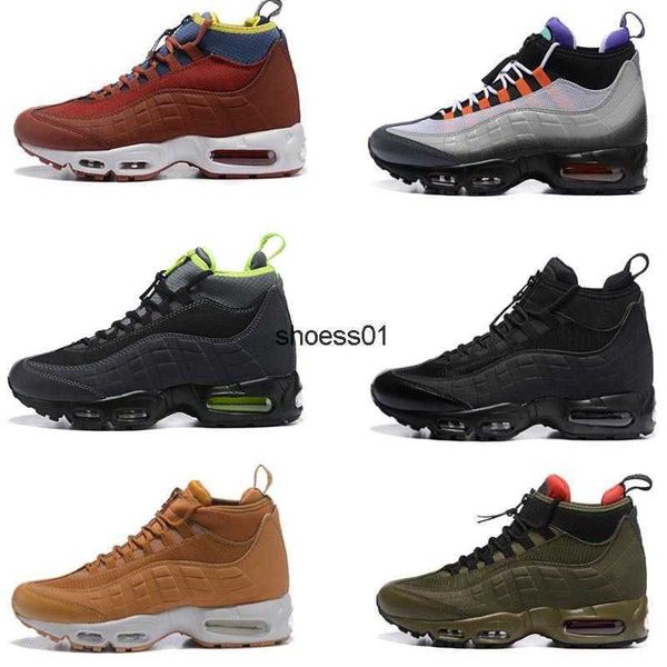 

2023 station shoes 95 high boots air cushion shoes boots running shoes 40-46, Black