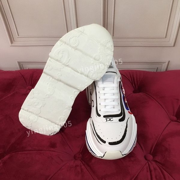 

new brand designer women casual shoes triple black sneakers leather trainer printed platform trainers shoes