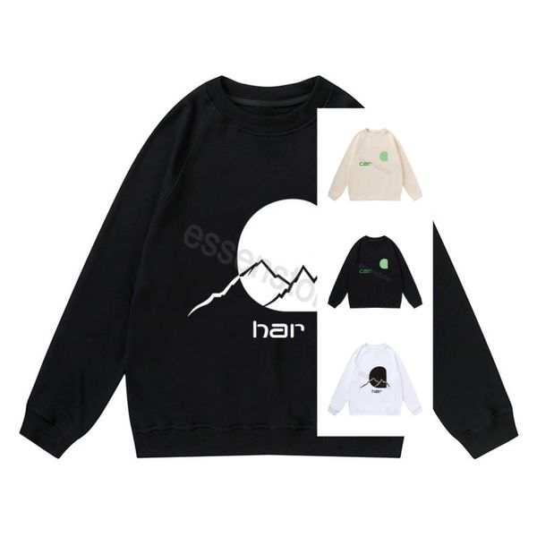 

women's and men's sweatshirt letter carhar print rts couples men woman hoodies loose plus size pullover outerwear designer hooded, Black