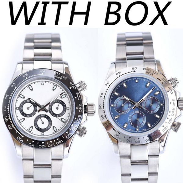 

Designer Watch Men's Top Luxury Watch Waterproof Sapphire 40mm Panda dial Rubber Band Men's Watch Montre de Luxe Factory Gift Watch