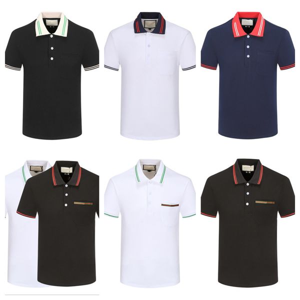 

custom golf polos business pololuxury design wrinkle resistant sweat absorbing polo neck bowling short sleeve casual comfort slim fit fashio, White;black