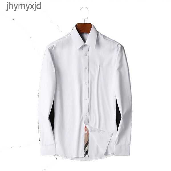 

2021 designer mens long-sleeved shirt fashion embroidery letters business classic shirts skateboard casual men s t-shirts -xxxl 4 ok4u, White;black