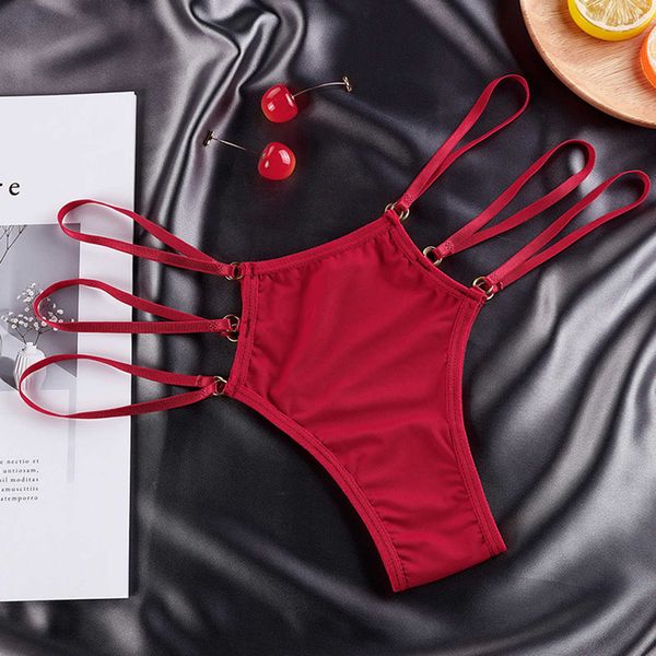 

briefs panties panties for women 2x womens underwear bulk seamle cotton bikini womens underwear no show thongs for women workout j230426, Red;black