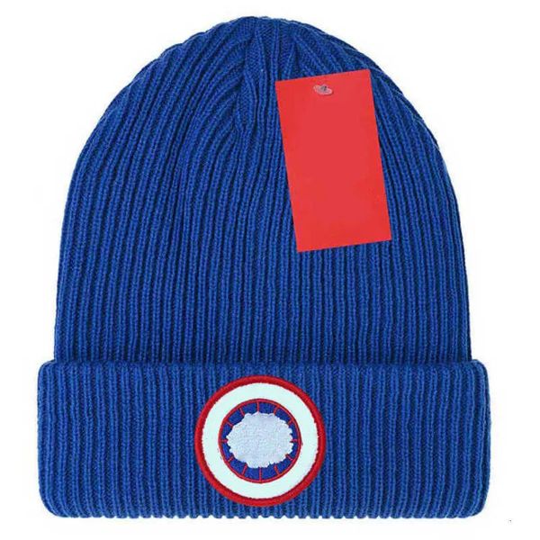

Knit cap/fleece cap Designer beanies ins Canada trend winter hat Classic letters goose print knit Men and women winter cap, No.7