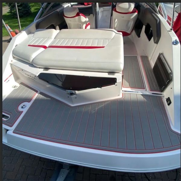 

2003 re-gal 2000 swim platform step pad boat eva foam faux teak deck floor mat
