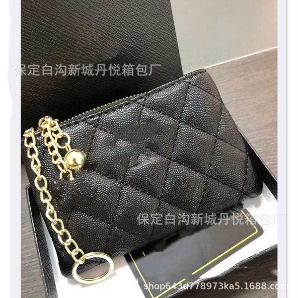 

clutch cosmetic s cases 2022 new caviar handheld lingge chain bank card zipper change fashion women's bag
