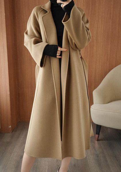 

fur 2022 elegant camel imported cashmere jacket for women on h0380, Black