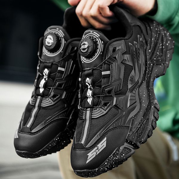 

dress shoes rotary buckle trendy sneakers chunky men running women thick bottom jogging footwear couple street zapatos 230426, Black