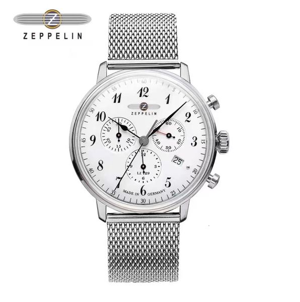 

women s watches zeppelin jam tangan pria tahan air wanita pengiriman mewah kedap modis kuarsa otomatis 230427, Slivery;golden