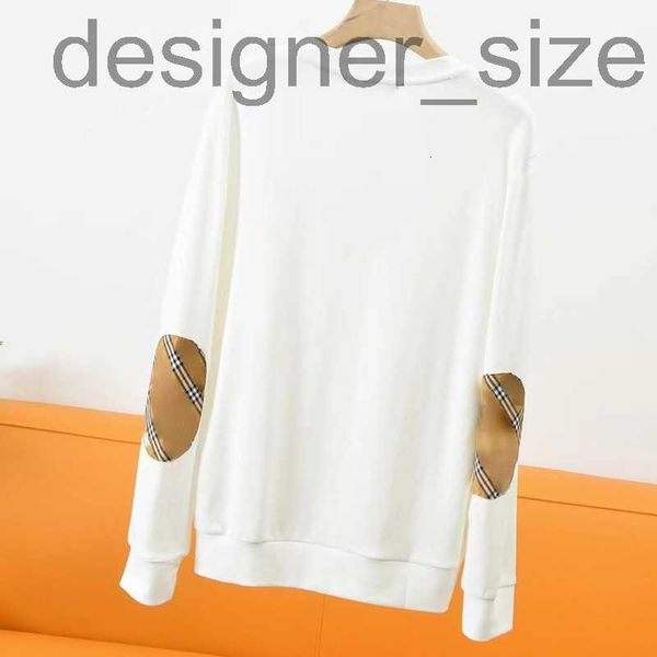 

men's hoodies & sweatshirts designerbby casual sweatshirt men sweaters tb plaid embroidered hoodie long-sleeved tshirt round neck pullo, Black
