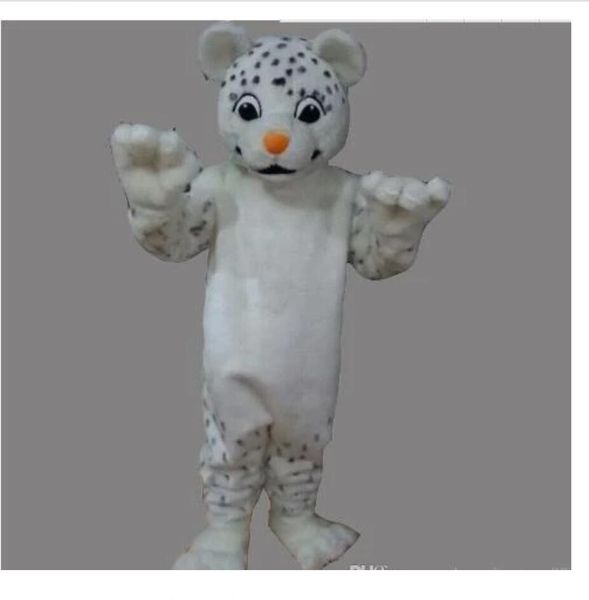 

cute snow leopard party mascot costume christmas fancy dress halloween mascot costume, Red;yellow