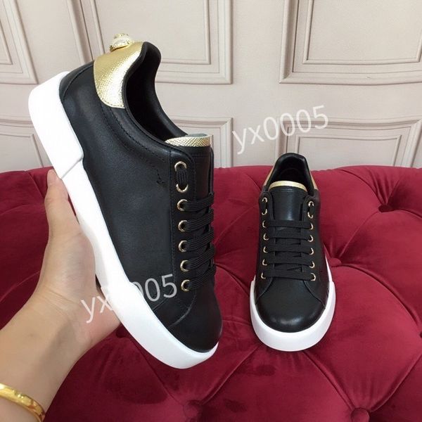

2023mens sneaker casual shoes trainers dress shoes men leather breathable open for change outdoor sports sneakers, Black