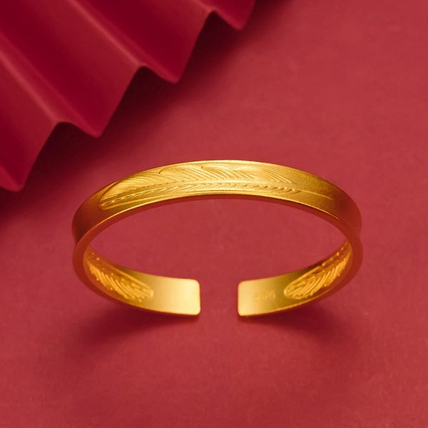 

women cuff bangle solid 18k yellow gold filled classic women jewelry simple style accessories gift dia 60mm,8mm wide, Black