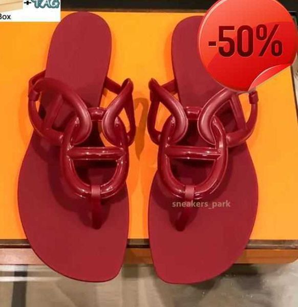 

tb3 women slipper with egerie sandal coral burgundy ink blue flat sandals designer slides chain rubber beach sandal fashion cool and refresh, Black