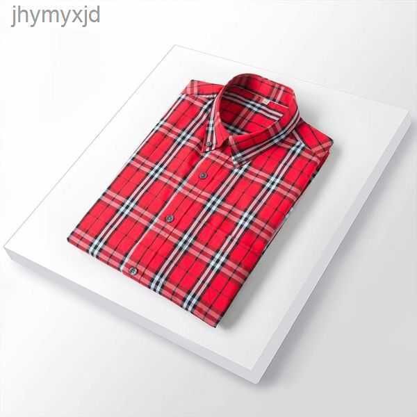

2022 designer men's dress shirt luxury slim silk t-shirt short sleeve casual business wear plaid pattern brand 19 color asia size -4xl, White;black