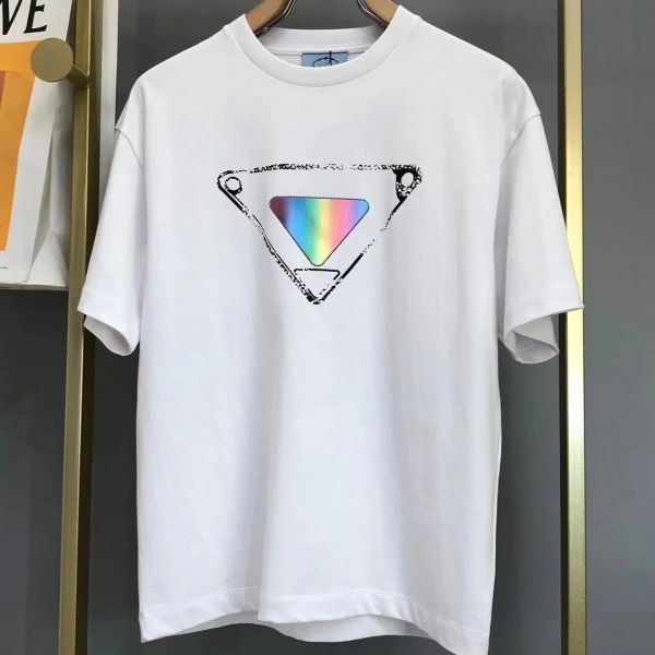 

men's t-shirt blouse t-shirt ladies t-shirt fashion designer cotton short sleeve t-shirt luxury goods clothing street round collar shir, White;black