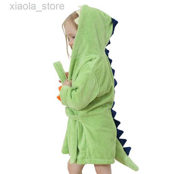 

pajamas cotton baby robe bath towel cartoon hoodies infant girls boys sleepwear bath blanket kids soft bathrobe pajamas kids clothing, Blue;red