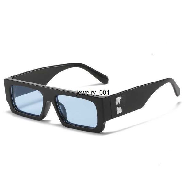 

off sunglasses 2023 new style small box sunglasses fashion off square glasses bright yellow sunglasses female aw42, Black