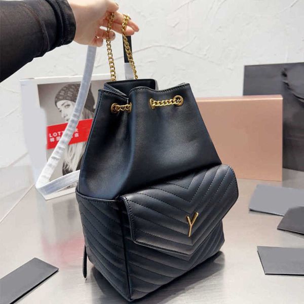 

backpack style luggage quality leather bag y-shape designer s womens fashion casual back pack221226
