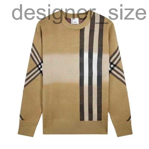 

men's sweaters designerwinter wool sweater men women jacquard sweaters burb designer sweater bby round-neck pullover coat tb stripe lon, White;black