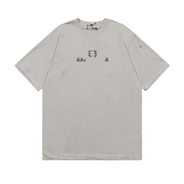 

men's t-shirts fashion men's t-shirt 2023 balencaigaity new cotton soft anti-wrinkle retro decorative printing letters casual stud, White;black