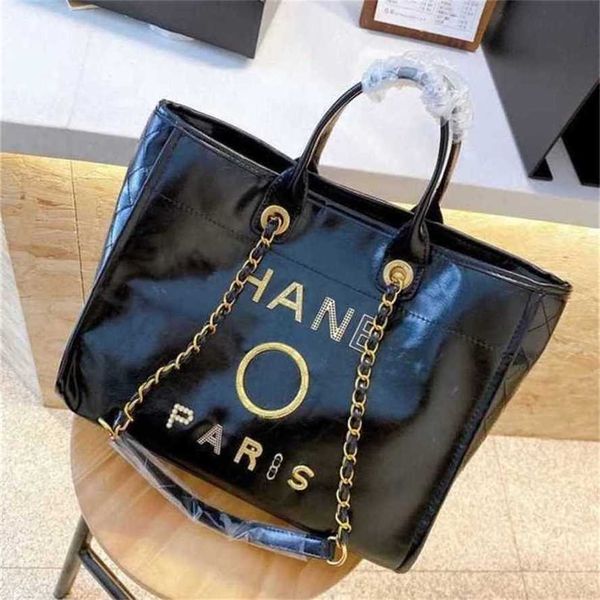 

50% off handbags women's classics luxury beach metal pearl letter badge tote bag small leather large chain wallet hiwp