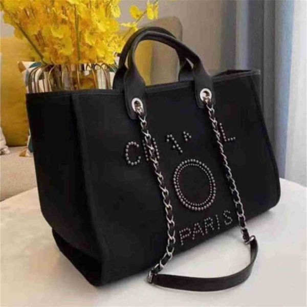 

70% off women's fashion luxury classic canvas beach bag large capacity small chain packs big handbags rvoi