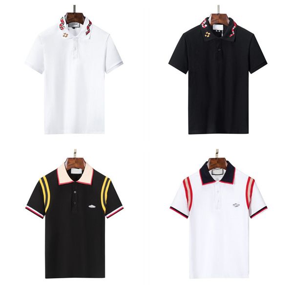 

custom golf polos business pololuxury design wrinkle resistant sweat absorbing polo neck bowling short sleeve casual comfort slim fit fashio, White;black