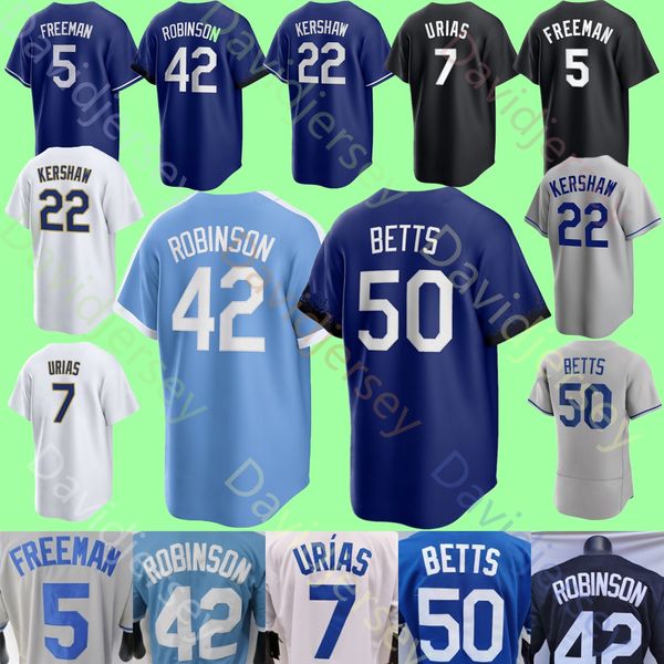 

baseball jersey robinson f die an mookie betts clayton kershaw james outman julio urias miller kike hernandez joe kelly lance lynn, Blue;black