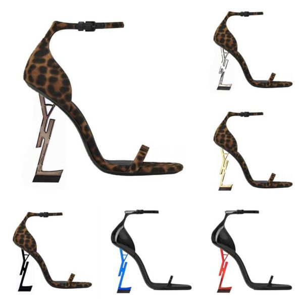 

S I Paris Metal Letters Luxury Designer Brand High Heels Dress Shoes Women Fashion Sexy Open Toe Super Highs Heel Sandals Bridal Wedding Banquet Shoe With box OOOOXO, Only a boxes