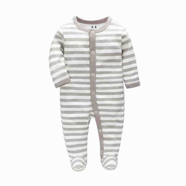 

clothing sets more pattern the baby cloth cotton long sleeve snap romper customized very soft, White