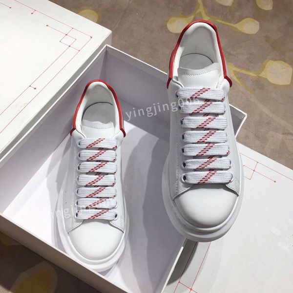 

new quality designer sneaker casual shoes solid leather sneakers embroidered stripes white shoes flat platform walking sports trainers2023, Black